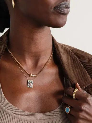 L’Atelier Nawbar Warrior Princess 18-karat Gold Diamond Necklace | Thumbnail 5 L’Atelier Nawbar Warrior Princess 18-karat Gold Diamond Necklace | Thumbnail 5