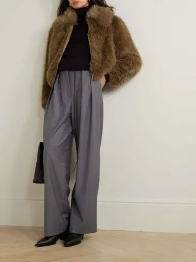 The Frankie Shop Hope Faux Fur Jacket - x large | Thumbnail 2 The Frankie Shop Hope Faux Fur Jacket - x large | Thumbnail 2