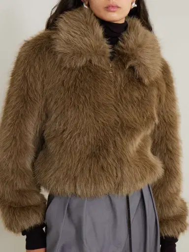 The Frankie Shop Hope Faux Fur Jacket - x large | Thumbnail 3 The Frankie Shop Hope Faux Fur Jacket - x large | Thumbnail 3
