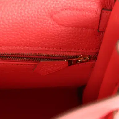 HERMÈS Pre-owned Hermes Kelly Retourne 28 Rose Jaipur Clemence Gold Hardware | Thumbnail 9 HERMÈS Pre-owned Hermes Kelly Retourne 28 Rose Jaipur Clemence Gold Hardware | Thumbnail 9
