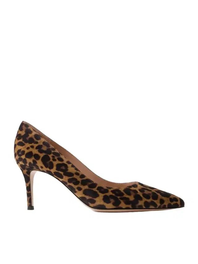 Gianvito 70 Leopard-print Suede Pumps Gianvito 70 Leopard-print Suede Pumps