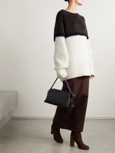 Khaite Martina Oversized Ribbed Cashmere And Mohair-blend Sweater | Thumbnail 2 Khaite Martina Oversized Ribbed Cashmere And Mohair-blend Sweater | Thumbnail 2