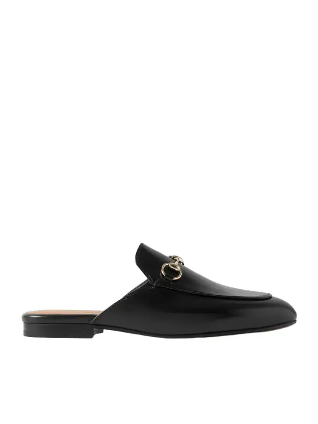 Princetown Horsebit-detailed Leather Slippers Princetown Horsebit-detailed Leather Slippers