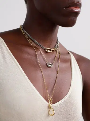 Marla Aaron Chubby Babylock 14-karat White Gold Pendant | Thumbnail 5 Marla Aaron Chubby Babylock 14-karat White Gold Pendant | Thumbnail 5