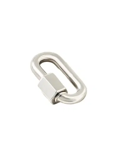 Marla Aaron Chubby Babylock 14-karat White Gold Pendant | Thumbnail 1 Marla Aaron Chubby Babylock 14-karat White Gold Pendant | Thumbnail 1