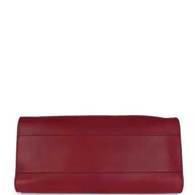 The Row The Row Soft Margaux East West Clutch Amaranto Saddle Leather Silver Hardware | Thumbnail 6 The Row The Row Soft Margaux East West Clutch Amaranto Saddle Leather Silver Hardware | Thumbnail 6