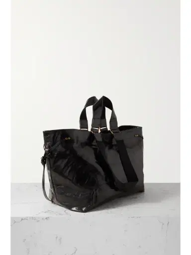 Isabel Marant Wardy Crinkled-leather Tote | Thumbnail 3 Isabel Marant Wardy Crinkled-leather Tote | Thumbnail 3