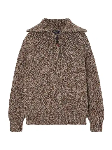 Loro Piana Alpe Granus Cashmere Half-zip Sweater | Thumbnail 1 Loro Piana Alpe Granus Cashmere Half-zip Sweater | Thumbnail 1