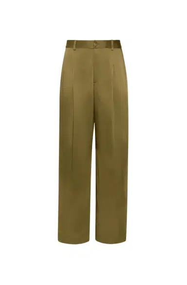 Lapointe Satin Relaxed Pleated Pant | Thumbnail 1 Lapointe Satin Relaxed Pleated Pant | Thumbnail 1