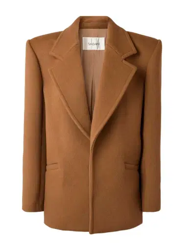 Saint Laurent Oversized Wool Coat | Thumbnail 1 Saint Laurent Oversized Wool Coat | Thumbnail 1