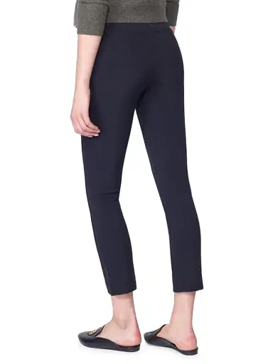 Veronica Beard Women's Core Zip-Back Scuba Pants - Black | Thumbnail 4 Veronica Beard Women's Core Zip-Back Scuba Pants - Black | Thumbnail 4
