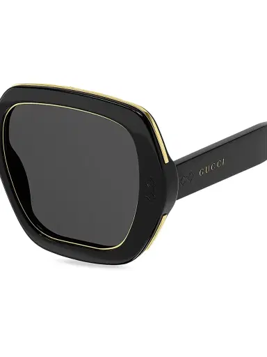 Gucci Men's 54MM Square Sunglasses - Black | Thumbnail 2 Gucci Men's 54MM Square Sunglasses - Black | Thumbnail 2