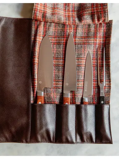 Wolf WOLF x WM Brown Knife Roll - Brown | Thumbnail 7 Wolf WOLF x WM Brown Knife Roll - Brown | Thumbnail 7