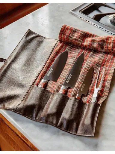 Wolf WOLF x WM Brown Knife Roll - Brown | Thumbnail 8 Wolf WOLF x WM Brown Knife Roll - Brown | Thumbnail 8