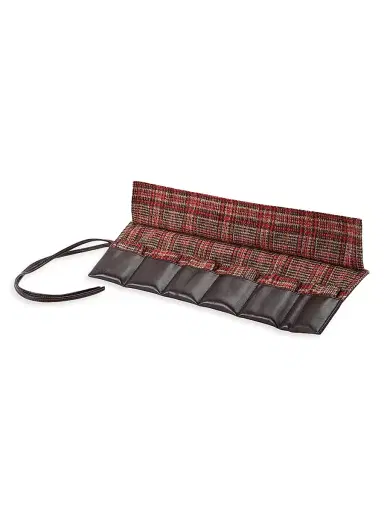 Wolf x WM Brown 6-Piece Watch Roll - Brown | Thumbnail 2 Wolf x WM Brown 6-Piece Watch Roll - Brown | Thumbnail 2