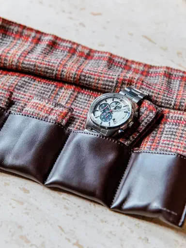 Wolf x WM Brown 6-Piece Watch Roll - Brown | Thumbnail 7 Wolf x WM Brown 6-Piece Watch Roll - Brown | Thumbnail 7