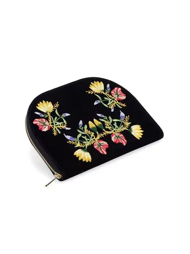 Wolf Zoe Embroidered Travel Jewelry Portfolio | Thumbnail 4 Wolf Zoe Embroidered Travel Jewelry Portfolio | Thumbnail 4
