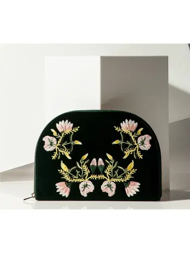 Wolf Zoe Embroidered Travel Jewelry Portfolio | Thumbnail 7 Wolf Zoe Embroidered Travel Jewelry Portfolio | Thumbnail 7