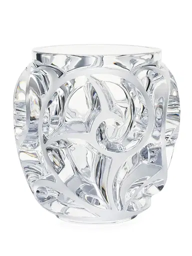 Lalique Tourbillons Small Crystal Vase - Clear | Thumbnail 1 Lalique Tourbillons Small Crystal Vase - Clear | Thumbnail 1