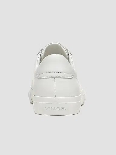 Vince Men's Fulton Leather Oxford Sneakers - White | Thumbnail 3 Vince Men's Fulton Leather Oxford Sneakers - White | Thumbnail 3