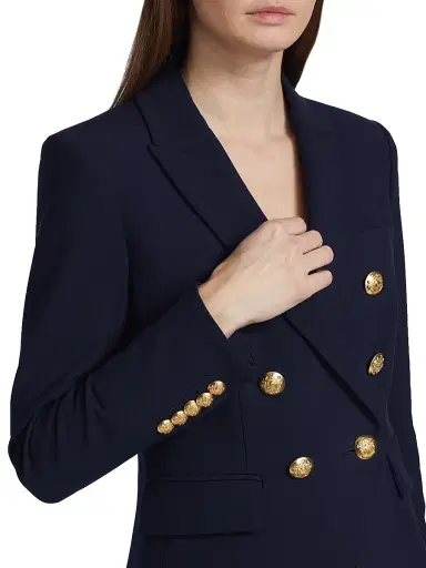 Veronica Beard Women's Miller Dickey Jacket - Navy - Size 8 | Thumbnail 6 Veronica Beard Women's Miller Dickey Jacket - Navy - Size 8 | Thumbnail 6