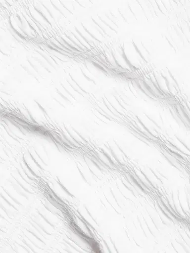 Veronica Beard Women's Langston Smocked Top - White | Thumbnail 7 Veronica Beard Women's Langston Smocked Top - White | Thumbnail 7