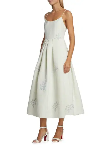 SACHIN BABI Women's Audra Embroidered Midi dress - | Thumbnail 4 SACHIN BABI Women's Audra Embroidered Midi dress - | Thumbnail 4