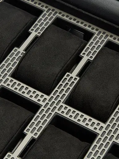 Wolf Axis 10-Watch Storage Box With Drawer | Thumbnail 5 Wolf Axis 10-Watch Storage Box With Drawer | Thumbnail 5