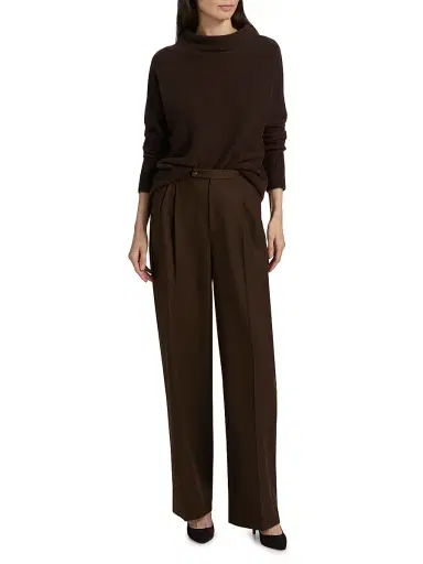 Vince Women's Funnelneck Cashmere Sweater | Thumbnail 2 Vince Women's Funnelneck Cashmere Sweater | Thumbnail 2