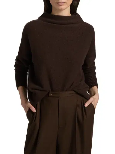 Vince Women's Funnelneck Cashmere Sweater | Thumbnail 3 Vince Women's Funnelneck Cashmere Sweater | Thumbnail 3