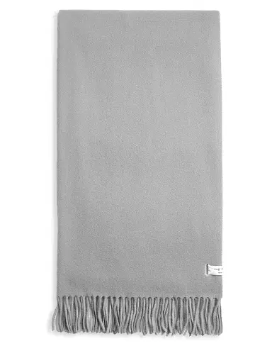 rag & bone Women's Classic Wool Scarf - Heather Grey | Thumbnail 2 rag & bone Women's Classic Wool Scarf - Heather Grey | Thumbnail 2