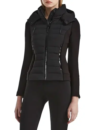 Rudsak Women's Mabs Quilted Down Hooded Jacket - Black | Thumbnail 5 Rudsak Women's Mabs Quilted Down Hooded Jacket - Black | Thumbnail 5