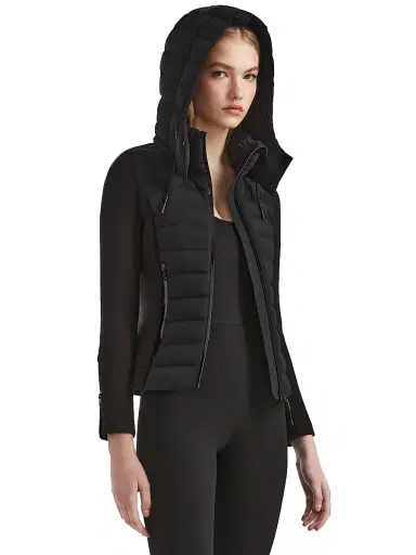 Rudsak Women's Mabs Quilted Down Hooded Jacket - Black | Thumbnail 8 Rudsak Women's Mabs Quilted Down Hooded Jacket - Black | Thumbnail 8