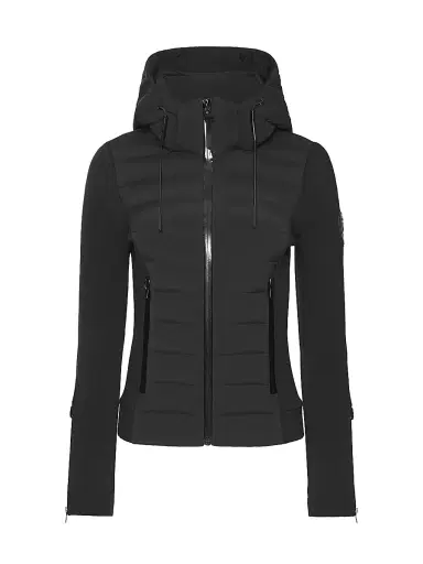 Rudsak Women's Mabs Quilted Down Hooded Jacket - Black | Thumbnail 1 Rudsak Women's Mabs Quilted Down Hooded Jacket - Black | Thumbnail 1