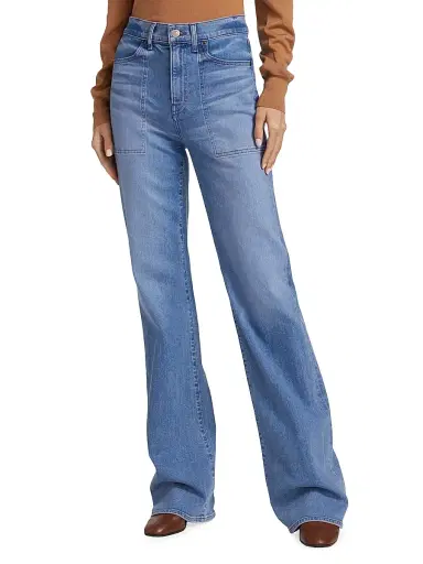 Veronica Beard Women's Crosbie Wide-Leg Jeans - Amethyst - Size 32 | Thumbnail 3 Veronica Beard Women's Crosbie Wide-Leg Jeans - Amethyst - Size 32 | Thumbnail 3