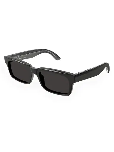 Balenciaga Men's Weekend 55MM Rectangular Sunglasses - Grey Dark Grey | Thumbnail 2 Balenciaga Men's Weekend 55MM Rectangular Sunglasses - Grey Dark Grey | Thumbnail 2