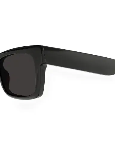 Balenciaga Men's Weekend 55MM Rectangular Sunglasses - Grey Dark Grey | Thumbnail 3 Balenciaga Men's Weekend 55MM Rectangular Sunglasses - Grey Dark Grey | Thumbnail 3
