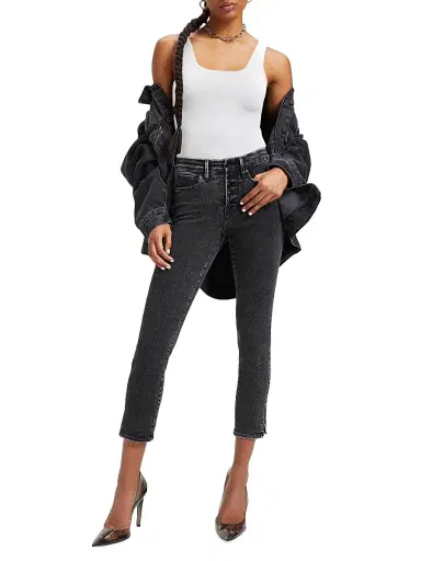 Good American Women's Sculpting Modern Tank Bodysuit - White | Thumbnail 2 Good American Women's Sculpting Modern Tank Bodysuit - White | Thumbnail 2