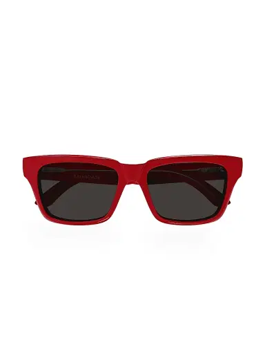 Balenciaga Men's Weekend BB0346S 55MM Square Sunglasses - Red Dark Grey | Thumbnail 2 Balenciaga Men's Weekend BB0346S 55MM Square Sunglasses - Red Dark Grey | Thumbnail 2