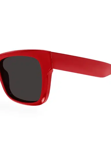 Balenciaga Men's Weekend BB0346S 55MM Square Sunglasses - Red Dark Grey | Thumbnail 4 Balenciaga Men's Weekend BB0346S 55MM Square Sunglasses - Red Dark Grey | Thumbnail 4