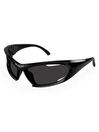 Balenciaga Men's Dynamo 78MM Geometric Sunglasses - Black Dark Grey | Thumbnail 2 Balenciaga Men's Dynamo 78MM Geometric Sunglasses - Black Dark Grey | Thumbnail 2