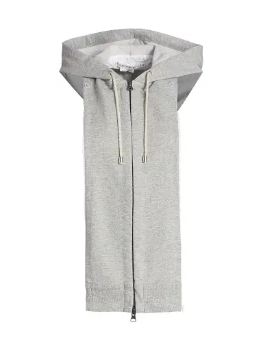 Veronica Beard Women's Hooded Dickey - Heather Grey | Thumbnail 1 Veronica Beard Women's Hooded Dickey - Heather Grey | Thumbnail 1