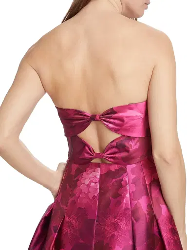 Sachin & Babi Women's Zofia Floral Strapless Gown - Magenta Bella Bouquet | Thumbnail 6 Sachin & Babi Women's Zofia Floral Strapless Gown - Magenta Bella Bouquet | Thumbnail 6