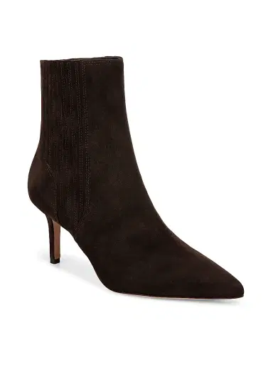 Veronica Beard Women's Lisa 70MM Suede Ankle Boots - Espresso - Size 9.5 | Thumbnail 2 Veronica Beard Women's Lisa 70MM Suede Ankle Boots - Espresso - Size 9.5 | Thumbnail 2