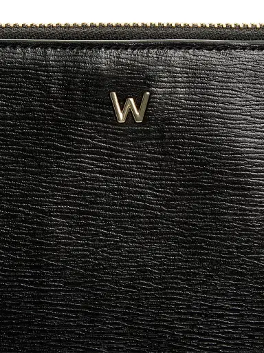 Wolf W Leather Laptop Sleeve - Black | Thumbnail 5 Wolf W Leather Laptop Sleeve - Black | Thumbnail 5