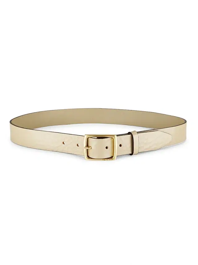 Women's Boyfriend Leather Belt - Dune Women's Boyfriend Leather Belt - Dune