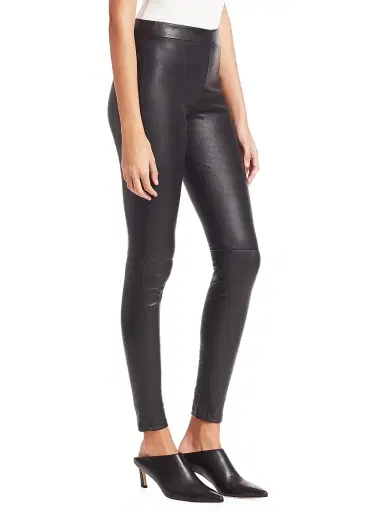 Theory Women's Adbelle Leather Leggings | Thumbnail 4 Theory Women's Adbelle Leather Leggings | Thumbnail 4