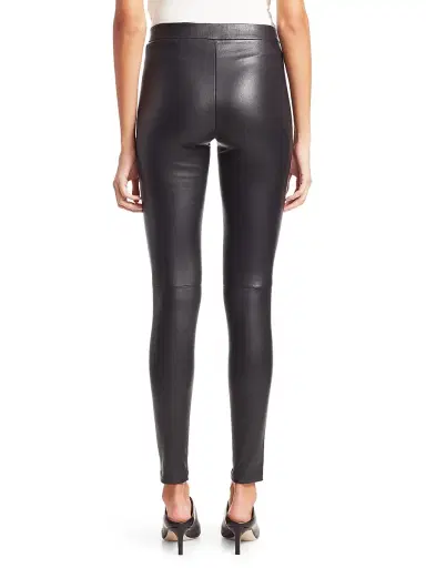 Theory Women's Adbelle Leather Leggings | Thumbnail 5 Theory Women's Adbelle Leather Leggings | Thumbnail 5