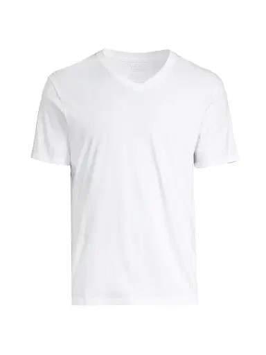 Vince Men's Short-Sleeve V-Neck T-Shirt - Optic White | Thumbnail 1 Vince Men's Short-Sleeve V-Neck T-Shirt - Optic White | Thumbnail 1