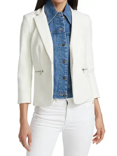 Veronica Beard Women's Slate Denim Dickey | Thumbnail 3 Veronica Beard Women's Slate Denim Dickey | Thumbnail 3